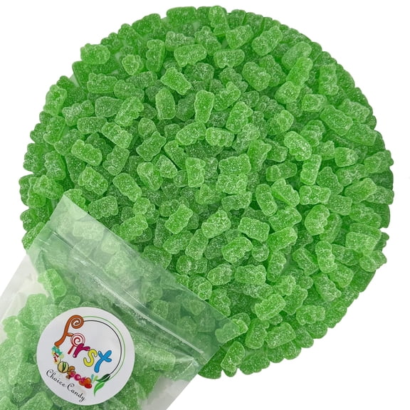FirstChoiceCandy Fun Sour Gummy Bears (5 Pound , Sour Tangy Green Apple)