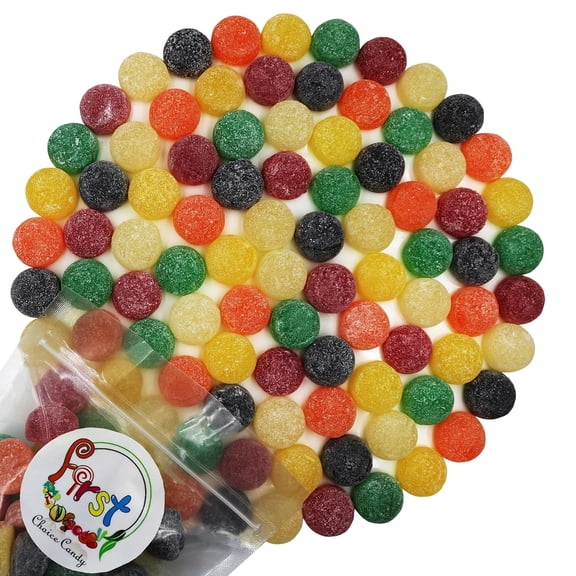 FirstChoiceCandy Giant Gumdrops Assorted Sugar Sanded Gum Drops - 2 Pound