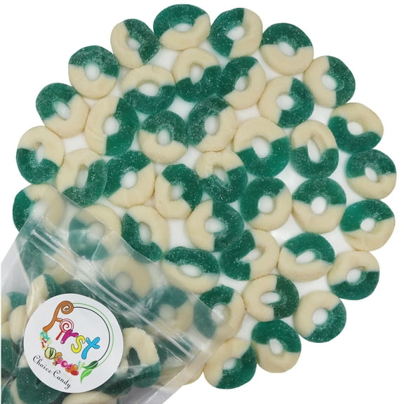 FirstChoiceCandy Gummi Rings (Blue Raspberry, 2 LB)