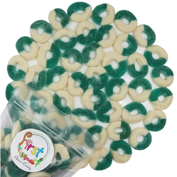 FirstChoiceCandy Gummi Rings (Blue Raspberry, 5 LB)