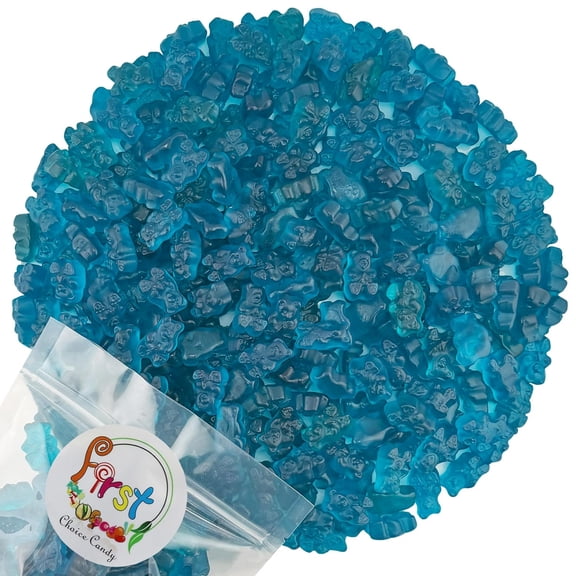 FirstChoiceCandy Gummy Bears (Blue Raspberry, 5 LB)