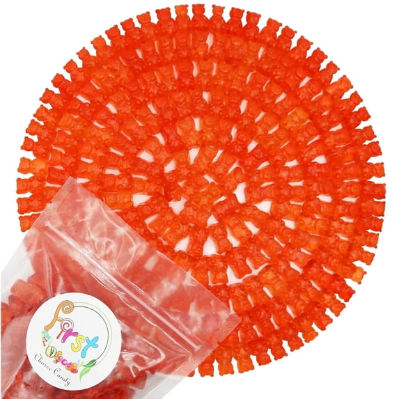 FirstChoiceCandy Gummy Bears (Fresh Strawberry, 5 LB)