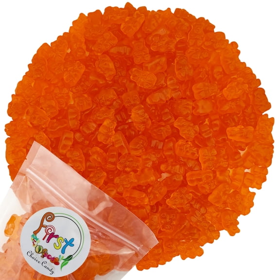 FirstChoiceCandy Gummy Bears (Orange, 5 LB)