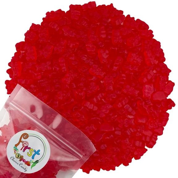 FirstChoiceCandy Gummy Bears (Red Wild Cherry, 5 LB)