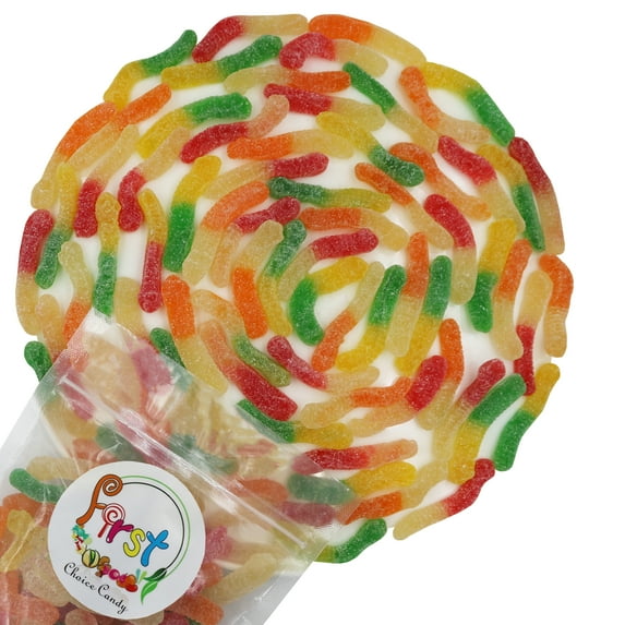 FirstChoiceCandy Gummy Crawlers Candy (Sour Worms, 5 Pound)