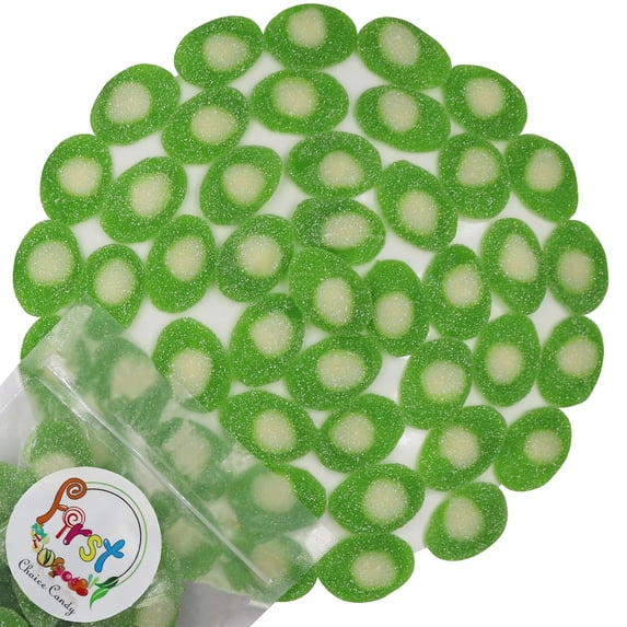 FirstChoiceCandy Gummy Fruit Candy (Sour Kiwi Slices, 2 Pound)