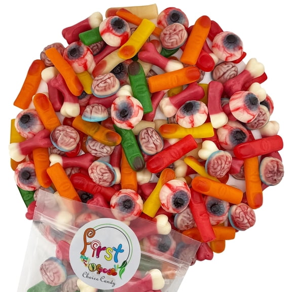 FirstChoiceCandy Gummy Missing Body Parts Candy, Halloween & Party Candy - 1 Pound