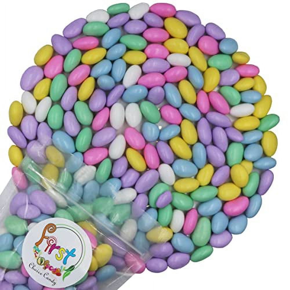 FirstChoiceCandy Jordan Almonds (1 Pound, Assorted Pastel Colors