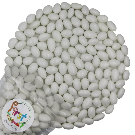 FirstChoiceCandy Jordan Almonds (White, 10 Pound)