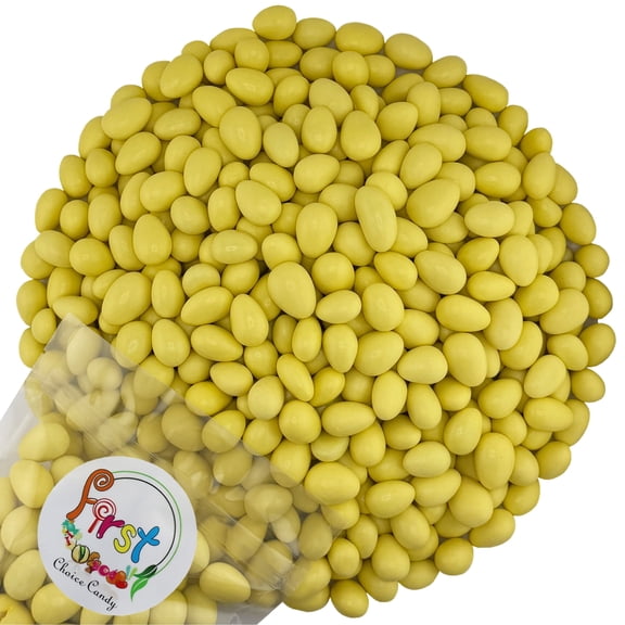 FirstChoiceCandy Jordan Almonds ( Yellow , 2 Pound)