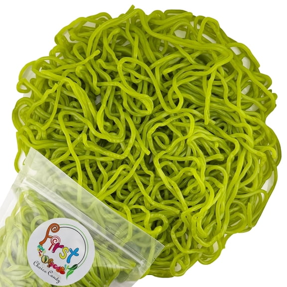 FirstChoiceCandy Juicy Licorice Pickle Laces Candy - 1 Pound