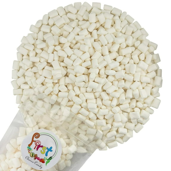 FirstChoiceCandy Marshmallows for Camping and Baking, White Vanilla Flavor, Large and Mini Size (16 Ounce, Mini)