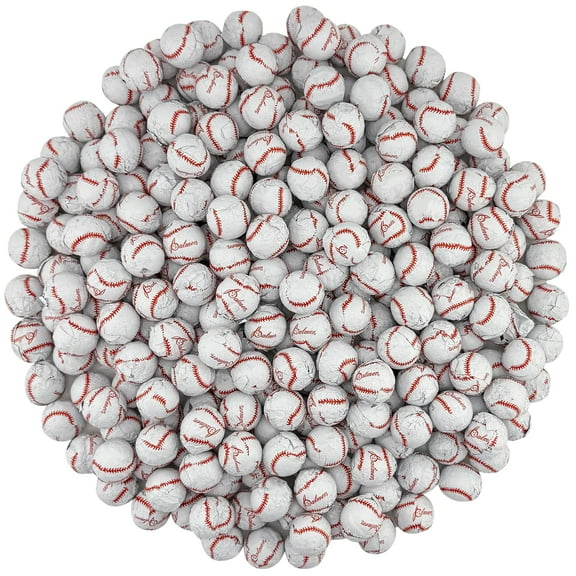 FirstChoiceCandy Milk Chocolate Foil Wrapped Balls ( baseballs , 2 Pound )