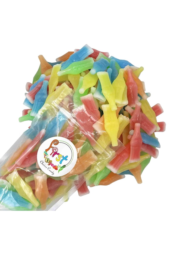 FirstChoiceCandy Nik-L-Nip Wax Bottles Fun Nostalgic Candy Drink 2 Pound Resealable Bag