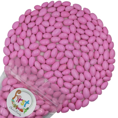 FirstChoiceCandy Pastel Pink Jordan Almonds 2 Pound Resealable Bag