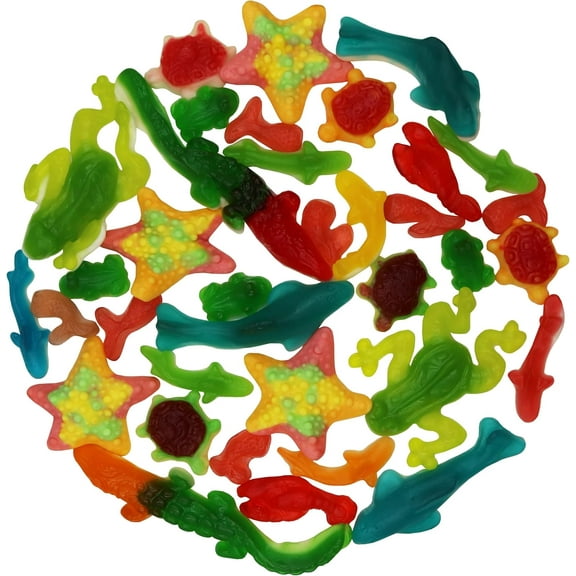 FirstChoiceCandy Sea Creatures Party Fun Gummy, Sea Collection Gummy (2 Pound)