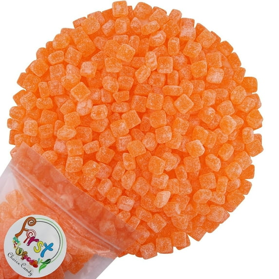 FirstChoiceCandy Sour Chewy Cubes Candy (2 Pound, Orange)
