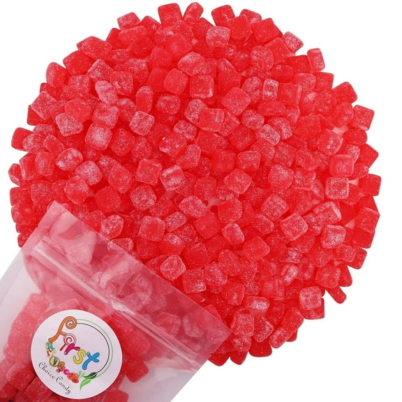 FirstChoiceCandy Sour Chewy Cubes Candy (2 Pound, Red Strawberry)
