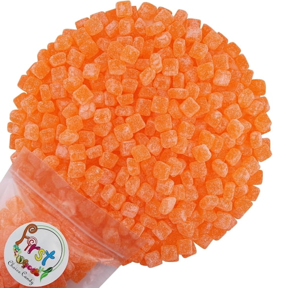 FirstChoiceCandy Sour Chewy Cubes Candy (5 Pound, Orange)