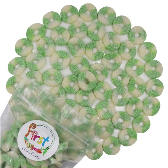 FirstChoiceCandy Sour Gummiroos Mini Gummy Rings ( Sour Watermelon Mini Ring , 5 Pound )
