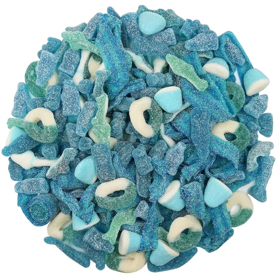 FirstChoiceCandy Sour Mix Gummies (Blue, 5 Pound)