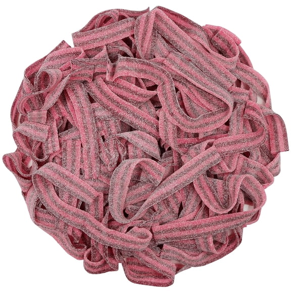 FirstChoiceCandy Sour Raspberry Cherry Flavor Gummy Candy Belts , long, Flat, chewy- Raspberry Cherry Gummy Belts - 6.6 Pound