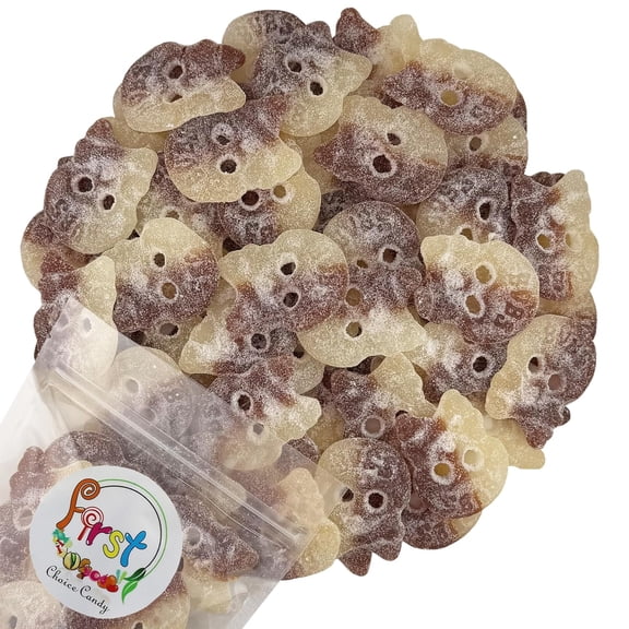 FirstChoiceCandy Swedish Candy BUBS Cool Cola Skulls Sour Cola Gummy Candy Soft & Chewy | Swedish Candy BUBS Cool Cola Skulls Sour Cola Gummy Candy Soft & Chewy - 1 Pound