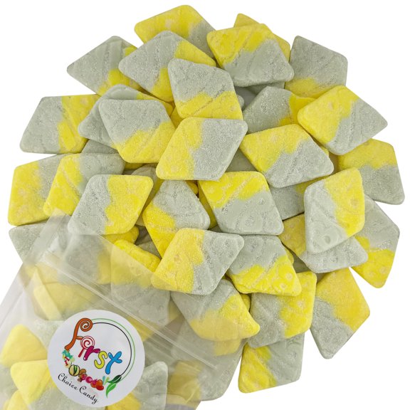 FirstChoiceCandy Swedish Candy BUBS Tutti Frutti Diamonds Gummy Candy, Soft & Chewy Fruity Gummies - 1 Pound