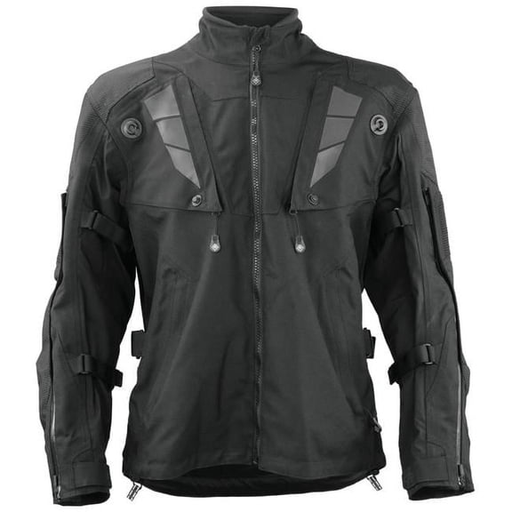 FirstGear Rogue XC Pro Mens Textile Motorcycle Jacket Black 2XL Tall