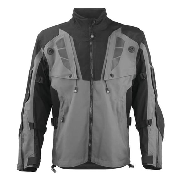 FirstGear Rogue XC Pro Mens Textile Motorcycle Jacket Gray MD