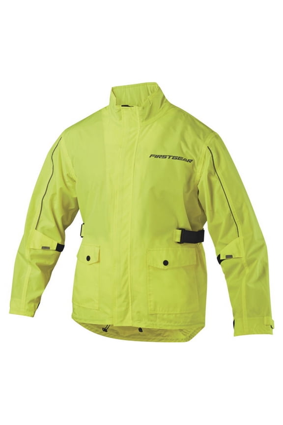 Splash Mens Motorcycle Rain Jacket Hi Viz Yellow LG