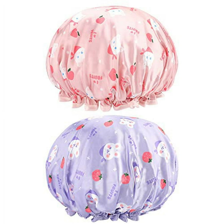 FirstKitchen Shower Cap for Kids 2PCS Toddler Shower Cap Cute