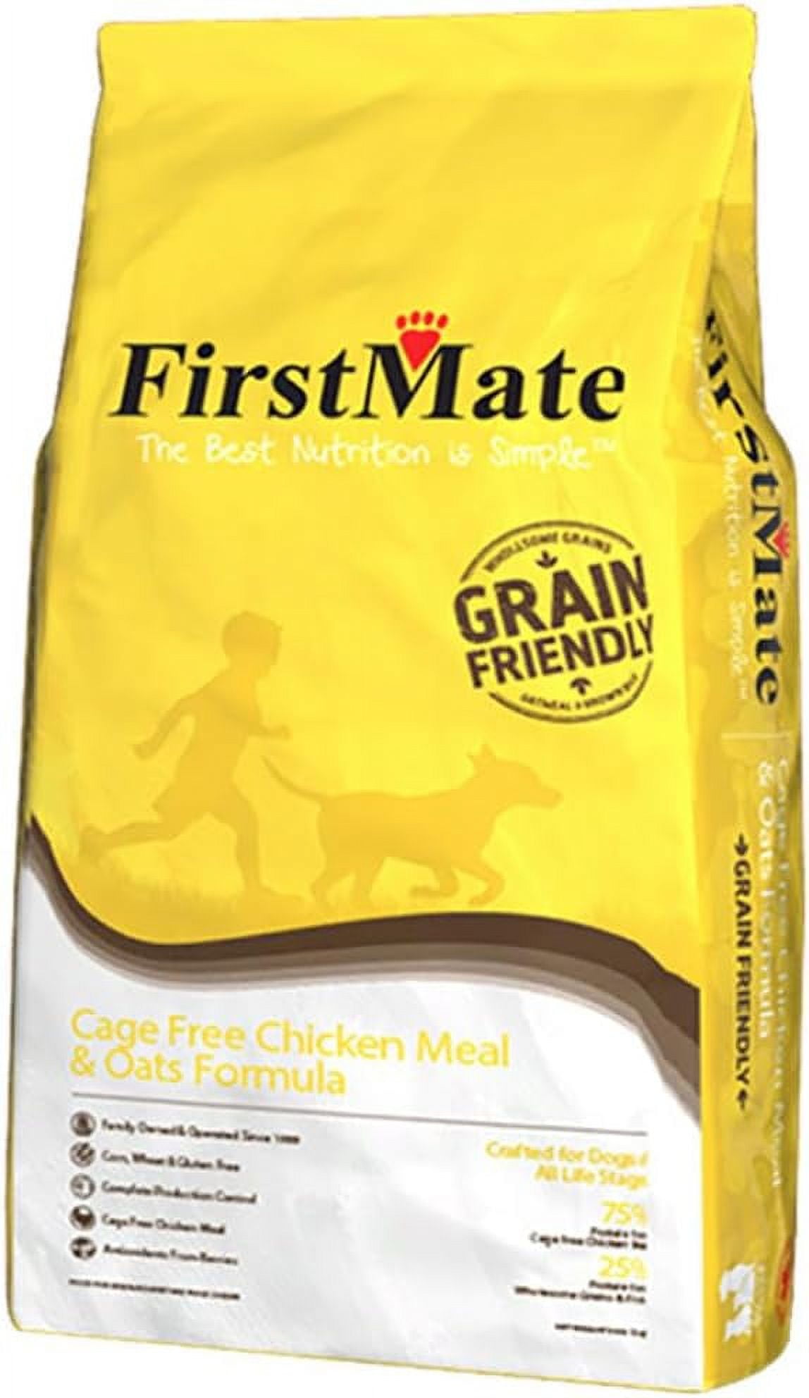 FirstMate™ Grain Friendly Cage Free Chicken Meal & Oats Formula Dog