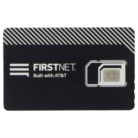 FirstNet AT&amp;T Triple-Cut SIM Card (for AT&amp;T First Responder)