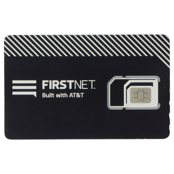 FirstNet AT&T Triple-Cut SIM Card (for AT&T First Responder)