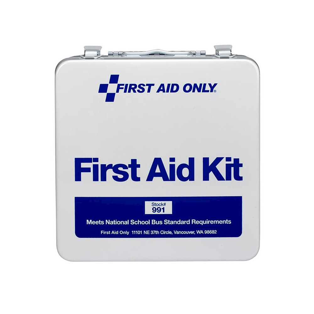 50 Person Unitized Metal Bus First Aid Kit