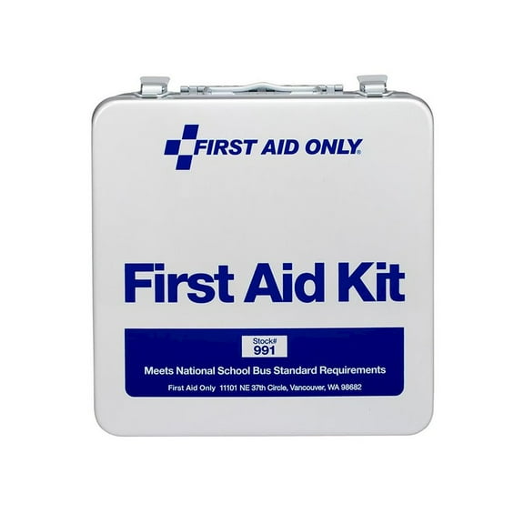 50 Person Unitized Metal Bus First Aid Kit