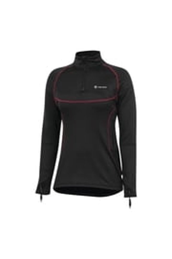 12V Heated Battery Pack Layer Womens Shirt (Large, Black)
