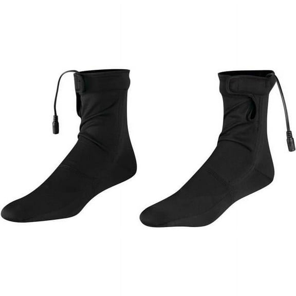 Firstgear 12V Heated Socks (Medium, Black)