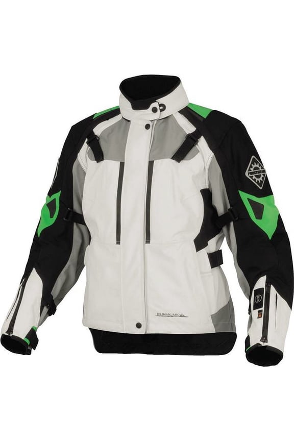 37.5 Kilimanjaro Textile Womens Jacket (Medium, White/Black)
