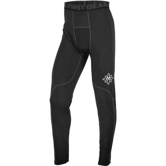 Firstgear Lightweight Base Layer Pants, Mens/Unisex, Dark Gray, Small (527592)