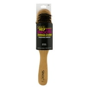 Firstline Sleek I Help You Smooth Things Over 8.5" Boar Detangling Finishing Hair Brush, Brown