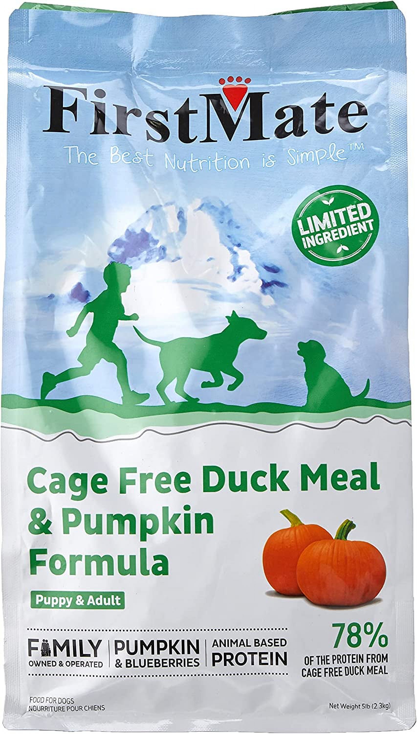 Firstmate, Limited Ingredient CageFree Duck Meal & Pumpkin Formula Dry