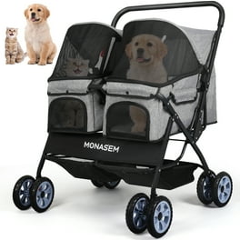 Heavy Duty Folding Pet Stroller for Big Dogs Small Puppies Medium Cats 4 Wheel Jogging Wagon Walmart