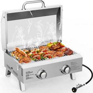 Weber Q-1200 Portable BBQ Gas Grill with Small LP, Cast-Iron