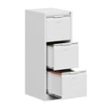 thumbnail image 1 of Firstsky Metal File Cabinet with Lock, 3-Drawer,White, 39.92"H x 15"W x 17.8"D, Assembly Required, 1 of 6