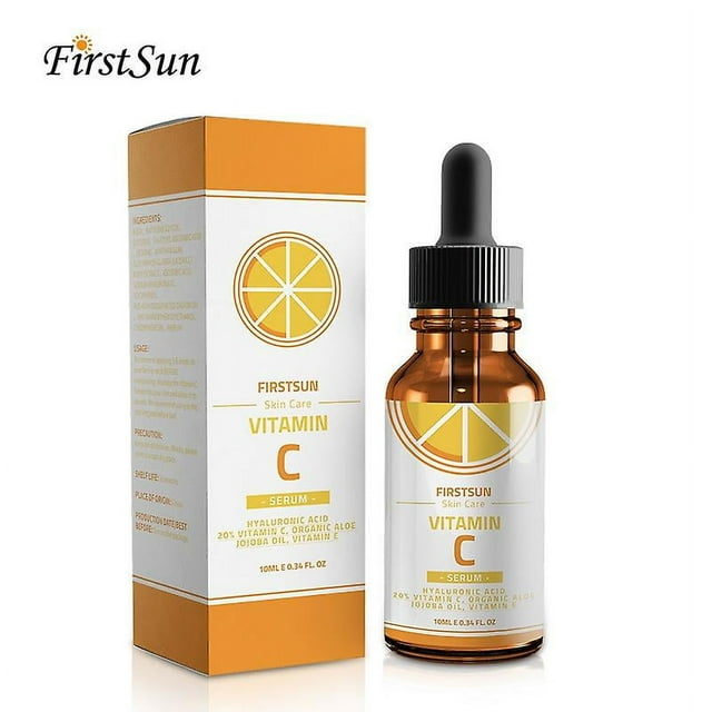 Firstsun Vitamin C Whitening Serum Hyaluronic Acid Face Cream Vitamin E