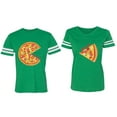 thumbnail image 1 of Firts Bite Love at Matching Couple Cotton Jerseys (Men Green / Women Green) (Men M / Women M), 1 of 3