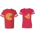 thumbnail image 1 of Firts Bite Love at Matching Couple Cotton Jerseys (Men Red / Women Red) (Men L / Women XXL), 1 of 3