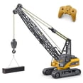 thumbnail image 1 of Fisca 1/14 Metal Hook Remote Control Crane Crawler Toys for Kids, 15 Channel RC Construction Vehicles Trucks Toys, 1 of 7
